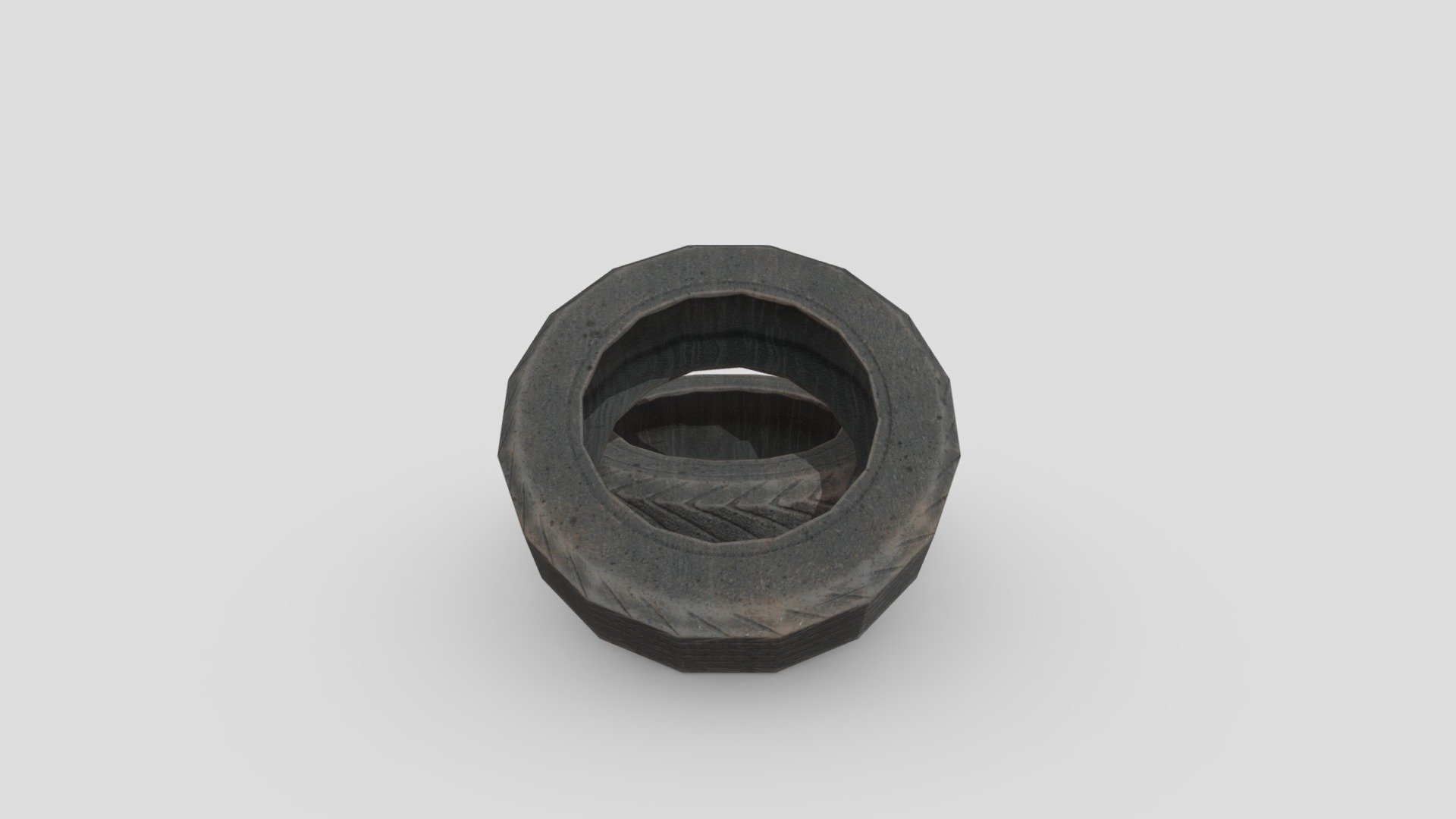Old Tires low poly Free