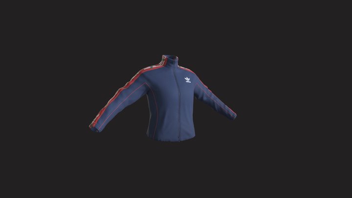 Track Jacket 3D Model
