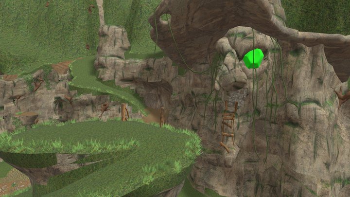 Spiral Mountain 3D Model