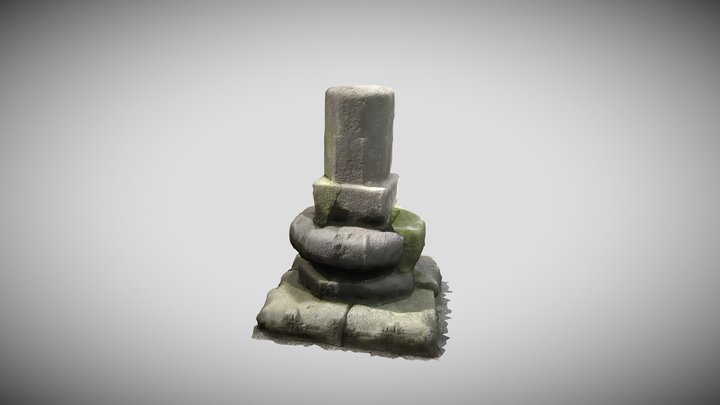 Kemuncak Candi Sari 3D Model