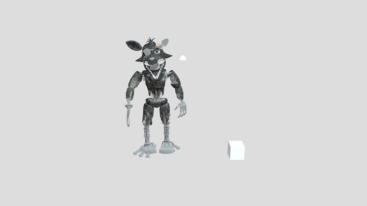 Withered Foxy_REMASTER 3D Model