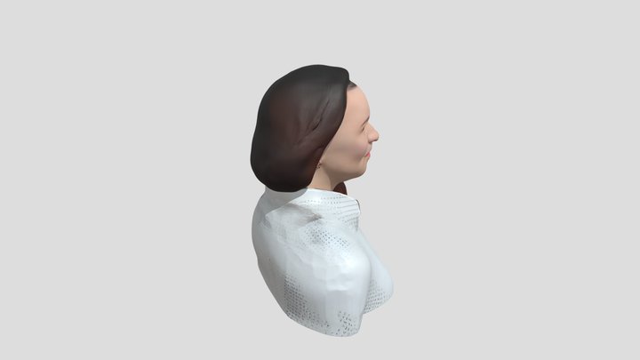 Brunette middle-aged 3D Model