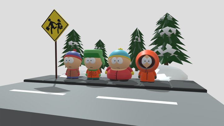 South Park 3D Model