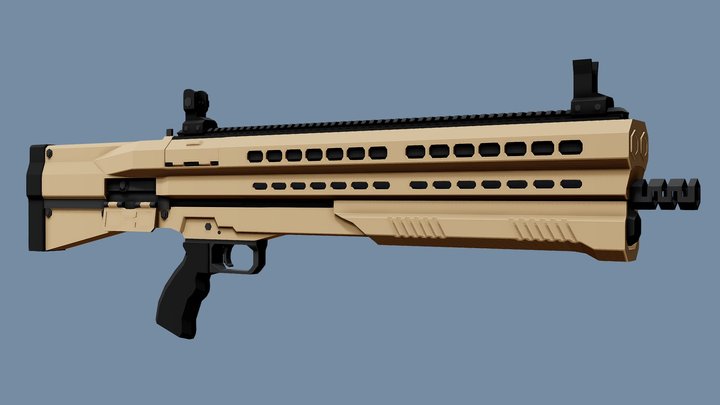 Low-Poly UTS-15 – Free 3D Model STL