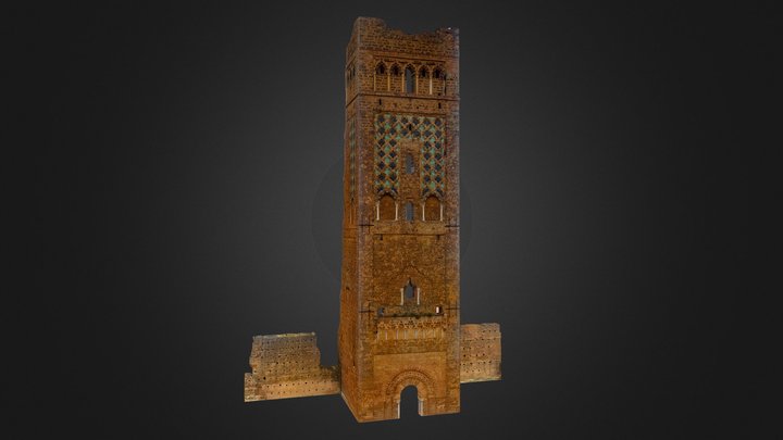 Mansourah Minaret 3D Model