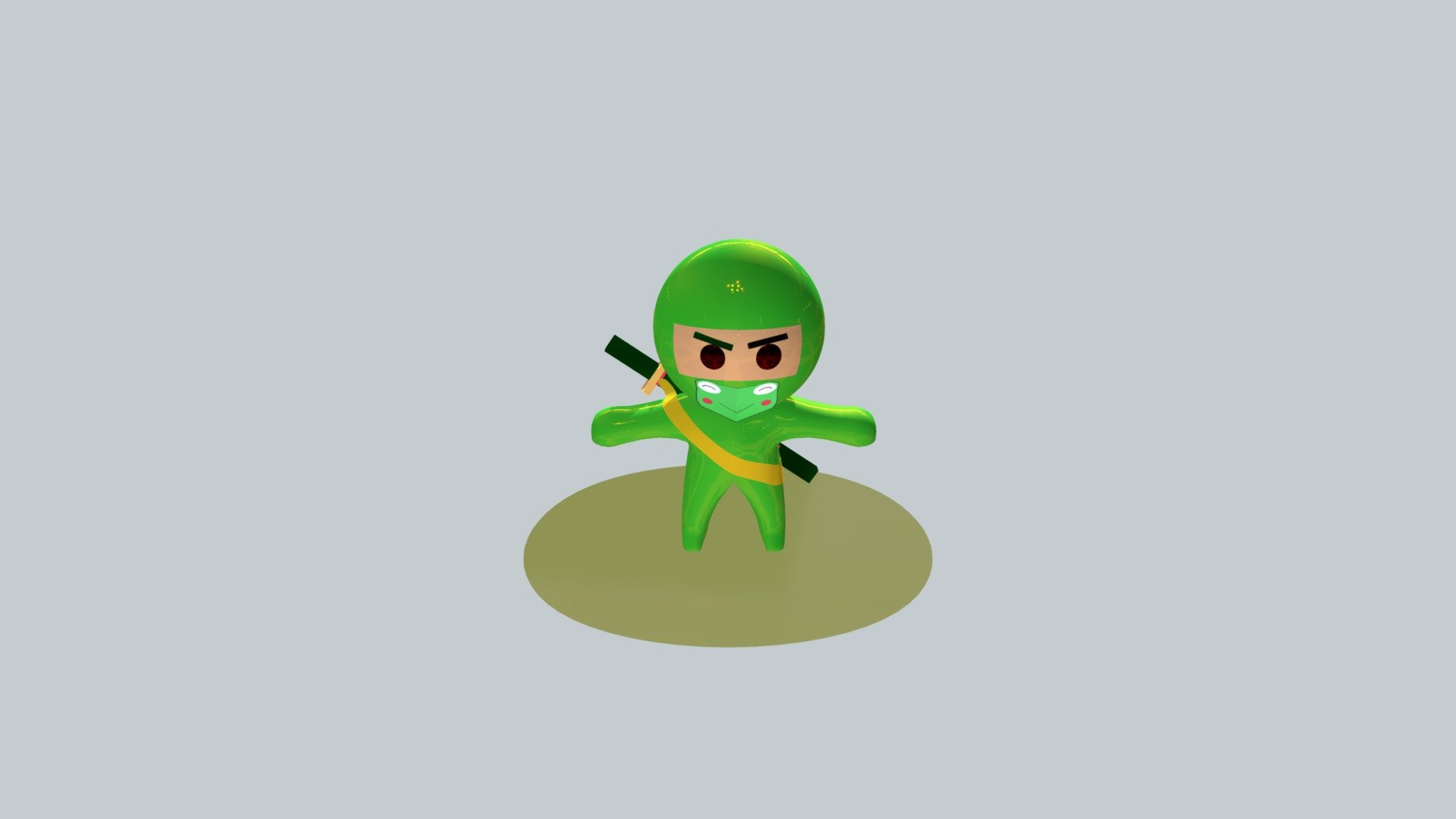 GREEN NINJA IS KERONIN - 3D model by nokymoky [53f3910] - Sketchfab