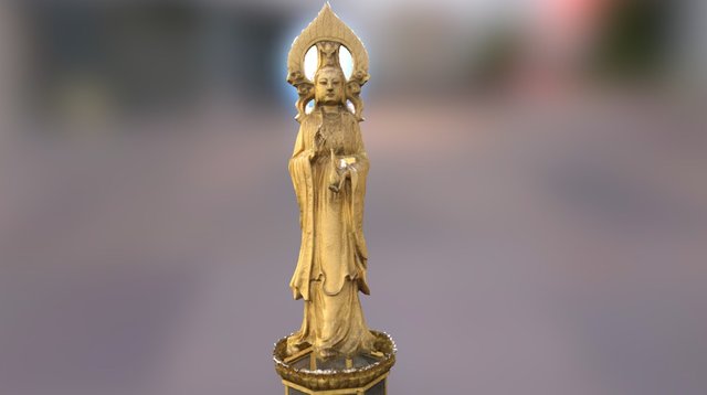 Guanyin Bodhisattva 3D Model