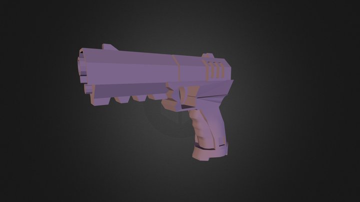 pistolUVed 3D Model