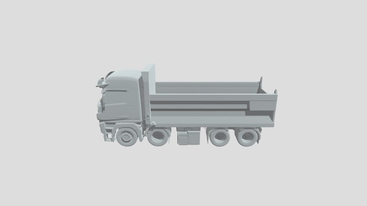 Mercedes-Benz dump truck i want model 3D Model
