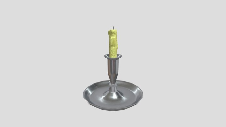 Candle 3D Model