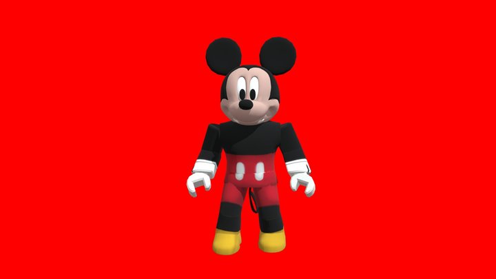 Mickey Mouse My Roblox Version 3D Model