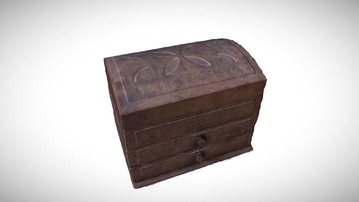 Traditional box 3D Model