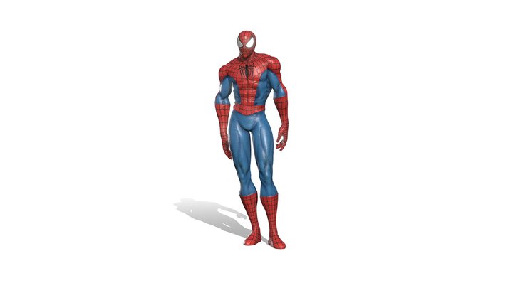 Spiderman - Crying 3D Model