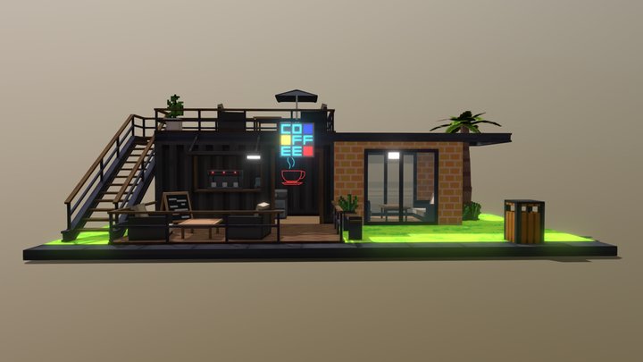 Coffee shop 3D Models Sketchfab