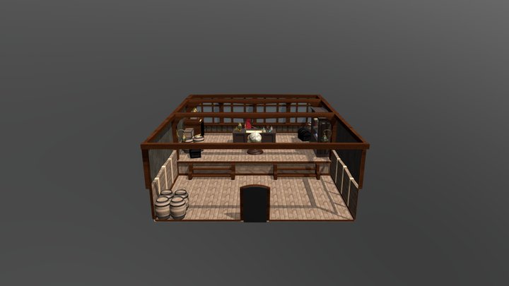 Airship Project - Interior Captains Cabin 3D Model