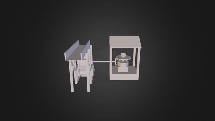 Water Mill 3D Model