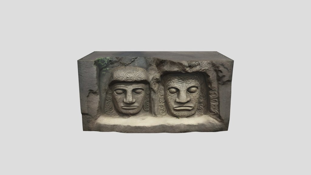 Twin Stone Faces