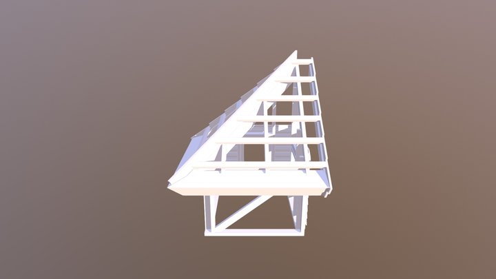 Grathjørne med beklædning 3D Model