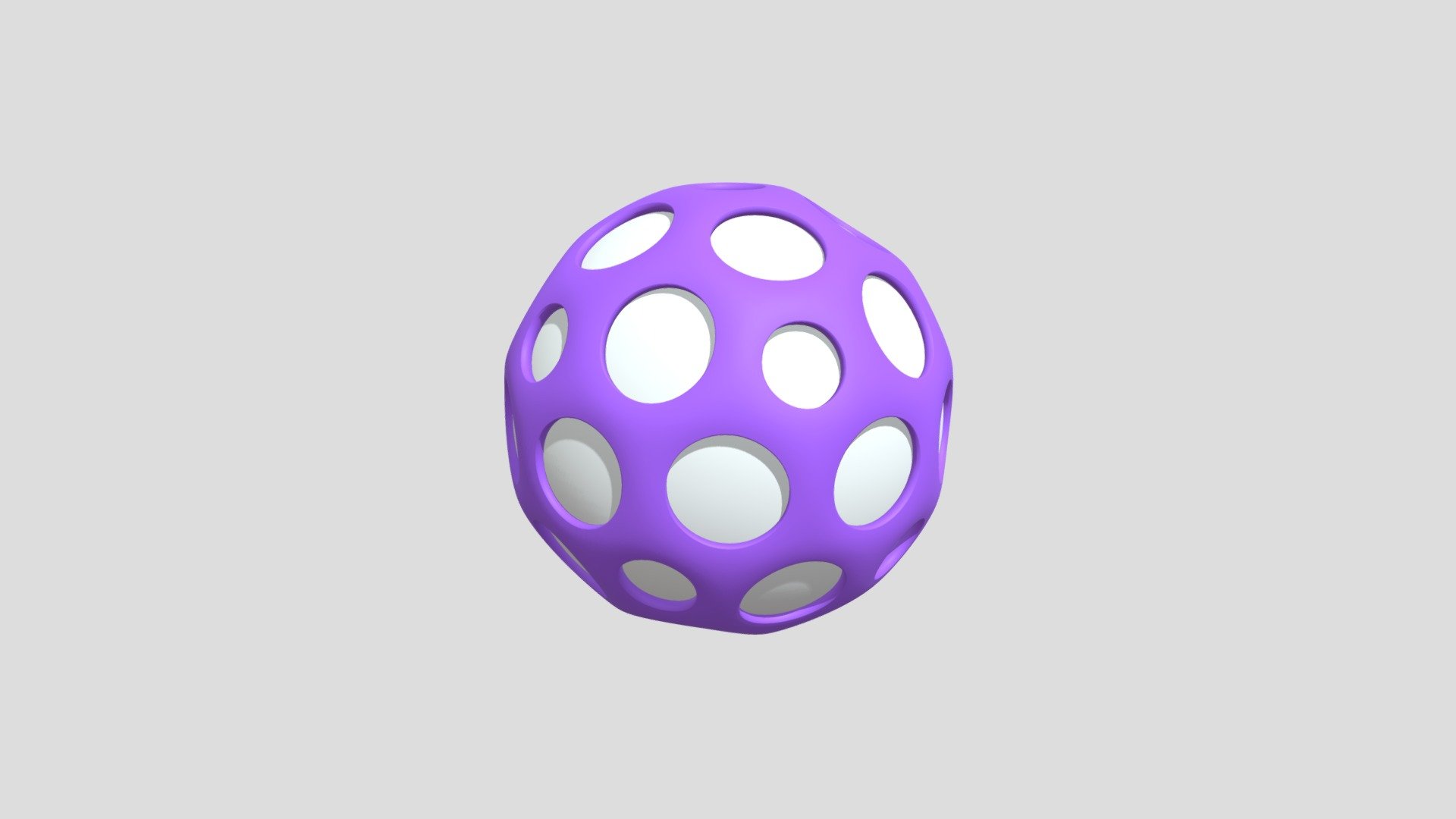 Sphere With Circular Holes