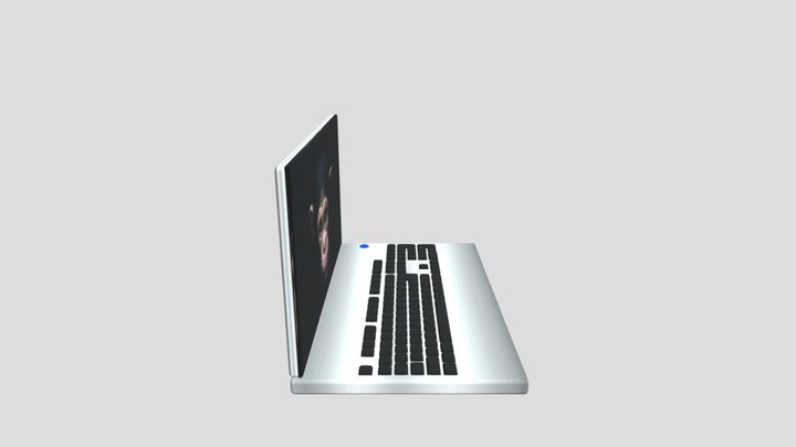 Monkey_ Laptop 3D Model