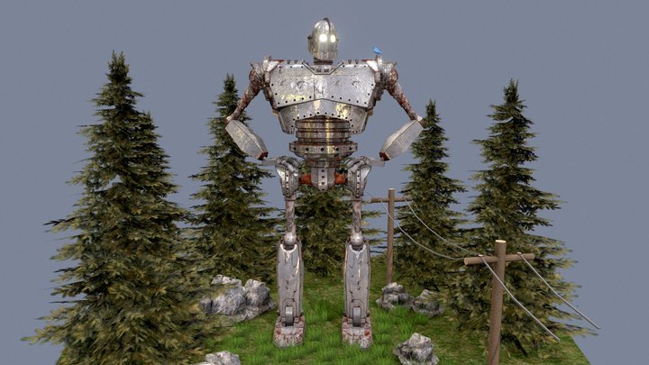 The Iron Giant 3D Model