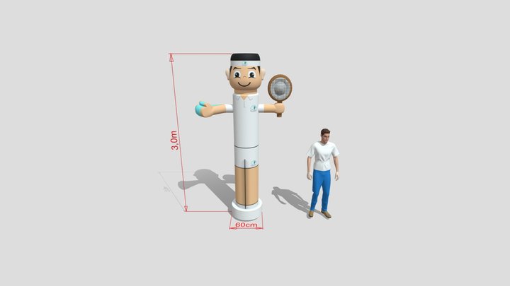 A-829 Llamador, Parqueadero, Four Hills, , 1Und, 3D Model