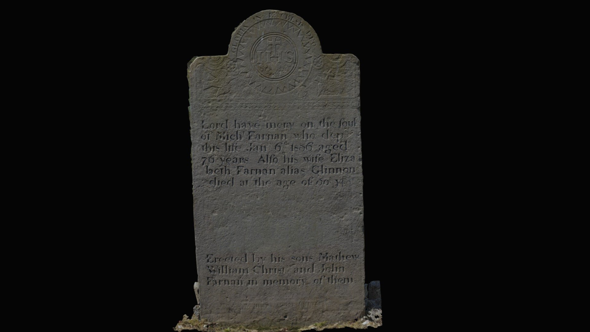 St Mary's Headstone Stonecutter, Fore - Download Free 3D model by ...