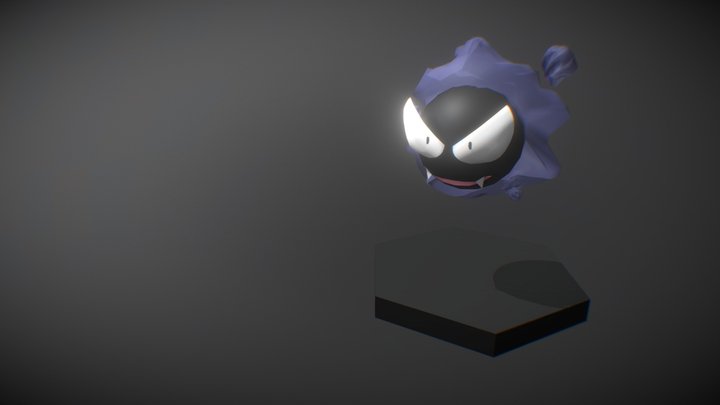 Gastly - Pokémon 3D Model