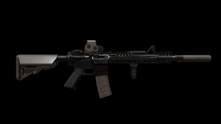 M4 BLOCK II 3D Model