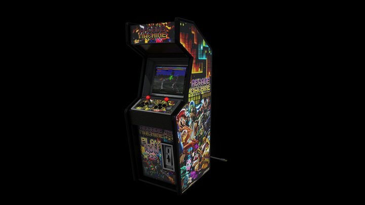 Arcade Machine (Videogames) 3D Model