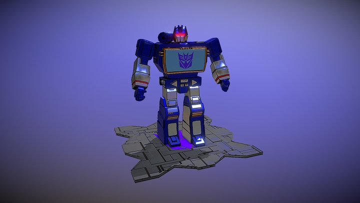 Soundwave (Animated) 3D Model