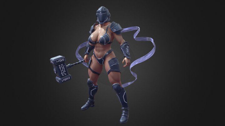Bikini Hammer Warrior | Sealed Helm Heroine