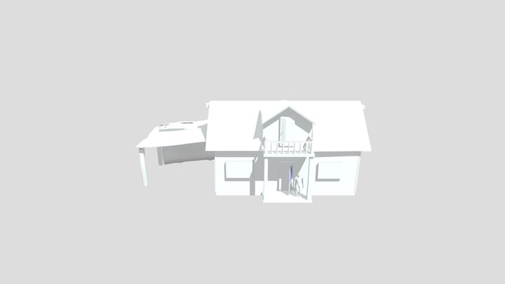 Abandoned 1 House 3D Model