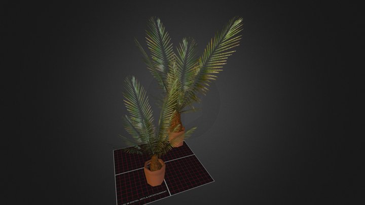 lowpoly_prop_palmtree 3D Model