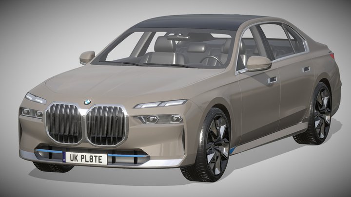 BMW i7 2023 3D Model