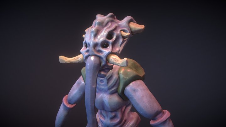 B2D1_Villers_Sébastien_ CharaAdvAnim_SculptPose 3D Model