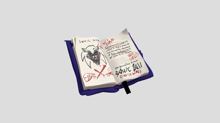 The Book Of X 3D Model