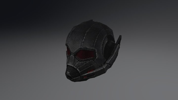 Minecraft 3D Model ~ Antman's Helmet 3D Model
