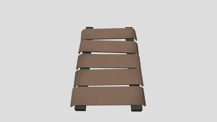 Cardboard Bridge 3D Model