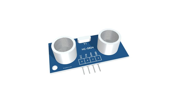 ULTRASONIC SENSOR 3D Model