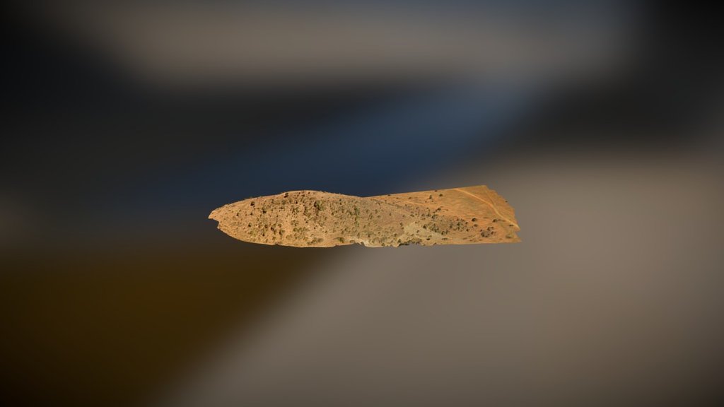 Kwaggafontein Hill Simplified 3d Mesh