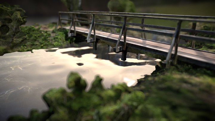 Bridge over a River – Modello 3D gratuito STL