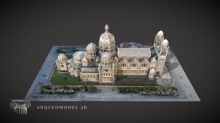 Marseille Cathedral | MARSEILLE 3D Model