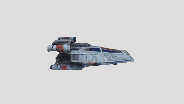 Concept Star Wars Ship 3D Model