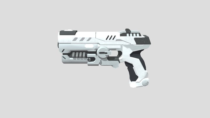 Eldar Gun prop texture 3D Model