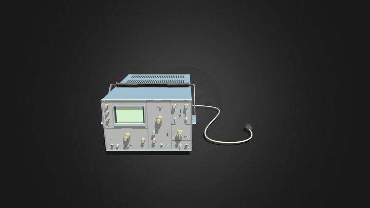 Oscilloscope 3D Model