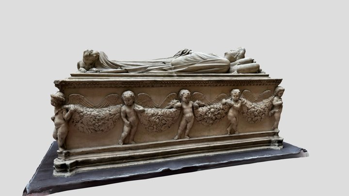 Tomb of Polaris del Carretto V&A 3D Model