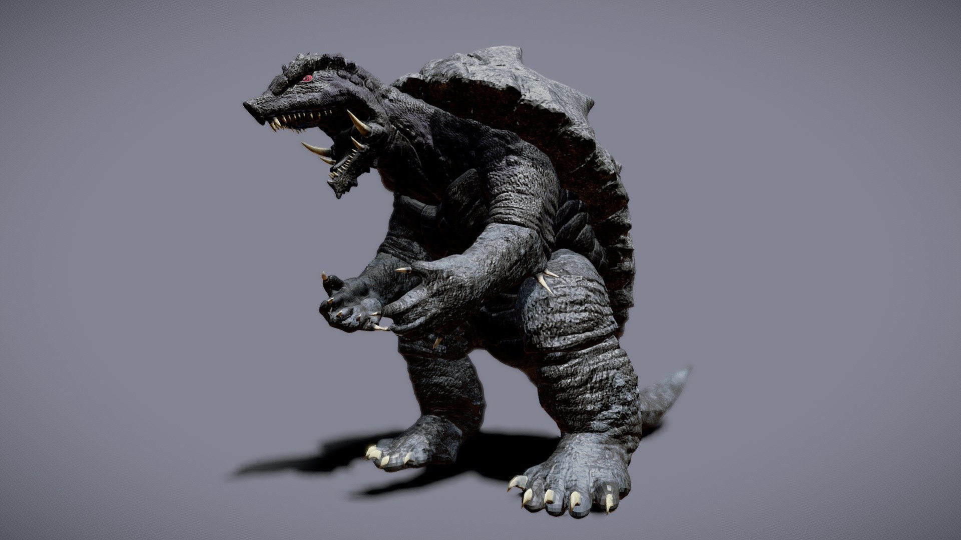 Gamera 2020 - 3D model by nonreal_az (@nonreal006) [5407f24] - Sketchfab