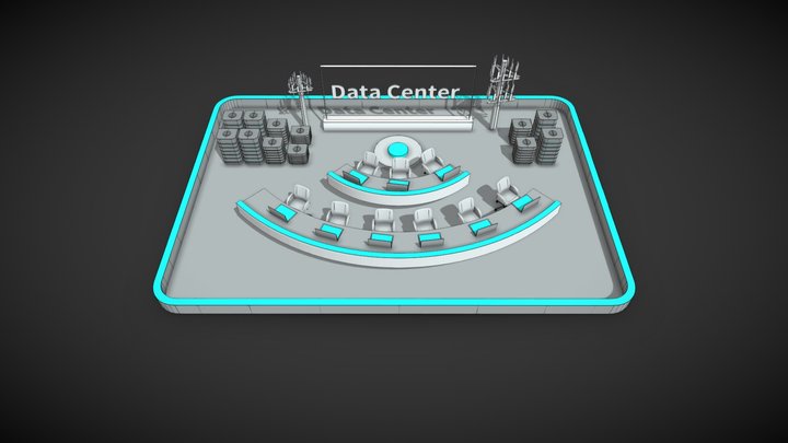 Data Center 3D Model