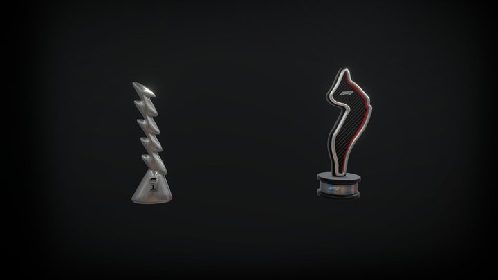 ArtStation - Formula 1 Trophies - 3D Replicas